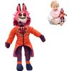 LYNBLY Peluche Hazbins Hotel, 25 cm Alastor Peluche, Hazbin Stuffed Toy, Hazbin Hotel Plush, Angel Dust Per Peluche, Alastor Anime Figure Doll per Bambini Adulti e Fan Gift