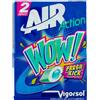 Vigorsol Air Action Wow, Chewing Gum Ripieno, Gusto Menta, Senza Zucchero e Glutine, Confezione da 2 Astucci di Gomme da Masticare, da portare Sempre con Te per una sensazione di Freschezza Intensa