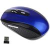 floatofly Mouse silenzioso wireless, 1200 dpi, 2,4 GHz, mouse ergonomico sottile e silenzioso, mouse da gioco con ricevitore USB per PC, tablet, laptop, notebook, blu (7500), taglia unica