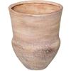 DRW Vaso da tavolo in ceramica in marrone rustico 19x19x22 cm