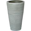 DRW Portaombrelli Vaso da pavimento in ceramica verde oliva 37x37x61 cm