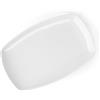 Holst Porzellan FD 436 - Piatto rettangolare in porcellana, 35 cm, 35 x 23 x 3 cm, 1 pezzo, colore: Bianco