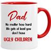 Acen Merchandise Ugly Children | Set di tazza e confezione regalo | regalo per papà | tazza novità | regali per la festa del papà | regali per il papà | regali per il papà