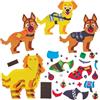 Baker Ross FN069 Kit di calamite per cani da guardia - Confezione da 8, Kit educativi per arti e mestieri, risorse per l'apprendimento