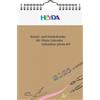 Heyda Calendario per bricolage e foto legato all'anno (2025), 1 foglio = 1 mese, formato A5, colore naturale