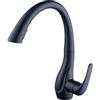Beelee Rubinetto per Cucina con Doccetta Estraibile, Professionali Girevole a 360° Monocomando Rubinetto per Lavabo, con doppia funzione, Nero, BL1749B