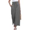 CheChury Pantaloni Donna Eleganti Pantalone Sciolto Gamba Dritta Palazzo Vita Alta Comodi Pantaloni Leggeri Elastico con Coulisse Estivi Pantaloni Lunghi con Tasche per Business Casual