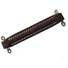 Kaish, Maniglia per amplificatore di chitarra Fender e Ampeg, stile vintage, in PVC (cloruro di polivinile), Marrone