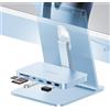PULWTOP USB C Hub per iMac M1/M3/M4, iMac Accessori per iMac 2021/2023/2024, iMac Hub USB con USB A/C 10 Gbps, SD/TF per iMac 24 e Display Studio 27, iMac Hub Blu (senza custodia SSD)