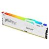Kingston Ram DIMM DDR5 16GB Kingston D5 SDRAM DDR5 5200-40 bestia RGB expo KFY AMD Bianco [KF552C36BWEA-16]