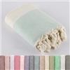 Stark und Weich LUCIDUS Telo Mare -100% Cotone Turco, Asciugamano Antisabbia e Asciugatura Rapida 100 x 200 cm- Leggero e Salvaspazio, Perfetto per Spiaggia, Viaggio, Bagno, Campeggio, Yoga (Verde Menta Diamante)