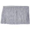 GORGECRAFT 9 m*15 cm Poliestere Nappe Catenelle Frange Cucito Pizzo Nastro per Gonna Latina Abito da Sposa Accessorio per La Casa Fai da Te Artigianato Cucito Paralume Tende Decorazione Grigio