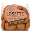 Aldo Bongiovanni Biscotti Losette alla nocciola con cioccolato fondente 150g Senza glutine
