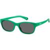 POLAROID KIDS PLD K006/S Occhiali da Sole, Verde, 44 Unisex-Bambini e Ragazzi