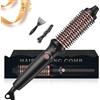 UKLISS Thermal Brush 32mm, Spazzola Termica per Capelli 3 in 1, Spazzola Riscaldata per Capelli, Spazzola Termica Rotonda, Doppia Tensione Spazzola Arricciacapelli - Pettine, Riccioli, Dritto, 160-204 ℃