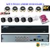 Dahua KIT DAHUA 5 TELECAMERE 5 MP XVR 8 CANALI 5 MP OMAGGIO CAVO 100M E HARD DISK 1TB