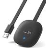 YEHUA 4K Wireless Display Dongle, Supporto Ricevitore WiFi HDMI Wireless Miracast Airplay DLNA per Android/IOS/Laptop/PC