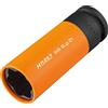 Hazet 905Slg-21 Inserto Chiave A Bussola Per Avvitatori Ad Impulso Profilo Speciale, Argento, Attacco Quadro, Cavo, 12.5 mm 1/2 di Pollice