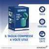 Alfasigma Genius Tagliapillole 4 in 1 Taglia Frantuma Porta e Bicchiere, 1 pezzo