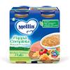 Mellin Pappa Completa Verdure Pastina Pollo 2 Vasetti da 250 g