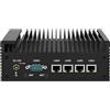 KingnovyPC Micro Firewall Appliance, Router PC, 4 Port Firewall Mini PC Alder Lake-N N100, 2.5GbE I226-V RJ45 LAN M.2 2230 WiFi Slot, 6*USB, 2*HDMI, 2* COM, 16GB DDR5 128GB NVMe