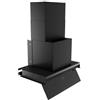 Silverline 3129 INSIDE PRO cappa incasso nera cm 90