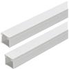 Aigostar Canalina rigida passacavi 16x16mm 2 metri adesiva e avvitabile bianca Aigostar