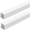 Aigostar Canalina rigida passacavi 40x40mm 2 metri adesiva e avvitabile bianca Aigostar