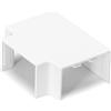 Aigostar Derivazione T per Canalina 40x25mm bianca 4pz Aigostar