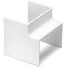 Aigostar Angolo interno 90° L per Canalina 60x40mm bianca 2pz Aigostar