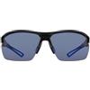 Columbia Men's Sunglasses C565SP BARLOW BASIN - Black/Blue Flash with Blue Mirror Lens