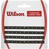 Wilson WRZ535900 Nastro di Piombo Tungsten Tuning Tape, Equilibra il Peso della Testa della Racchetta, Nero