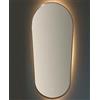 Vanità & Casa Vanità&Casa - Argo al Oval Specchio con luce ambientale LED 360° : Colori specchi Vanità - Oro