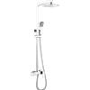 Imex Rubinetteria - Pisa asta doccia in acciaio inox in finitura cromata BDP048