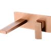 Imex Rubinetteria - Pisa miscelatore incasso lavabo in oro rosa spazzolato GPL048/ORC
