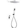 Imex Rubinetteria - Kit doccia PISA completo di miscelatore con deviatore in ottone cromato GPP048