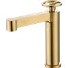Imex rubinetteria - Miscelatore lavabo Olimpo in ORO SPAZZOLATO BDC033-1OC