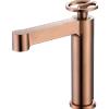 Imex rubinetteria - Miscelatore lavabo Olimpo in ORO ROSA SPAZZOLATO BDC033-1ORC