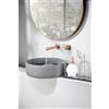 Imex rubinetteria - Miscelatore lavabo al muro Olimpo in ORO ROSA SPAZZOLATO GLC033-ORC