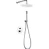 Imex Rubinetteria - Kit doccia OLIMPO completo di miscelatore con deviatore in finitura cromata GPC033