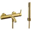 Io Rubinetteria by GME - Sirio miscelatore vasca con kit doccia Oro - 3173OR