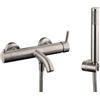 Io Rubinetteria by GME - Sirio miscelatore vasca con kit doccia Nickel - 3173NK