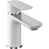 Io Rubinetteria by GME - Cassio miscelatore lavabo Bianco/cromo- 3064