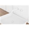 Io Rubinetteria by GME - Sirio miscelatore lavabo a parete Bianco - 3190BL