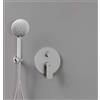 Io Rubinetteria by GME - Round Miscelatore deviatore con doccino Nickel PVD- 3086NK