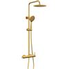Io Rubinetteria by GME - Inverter R Colonna doccia Oro PVD monocomando - 3080OR