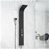 Io Rubinetteria by GME - Gocta Colonna doccia Nera monocomando Acciaio inox - 0523