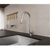 Io Rubinetteria by GME - Round miscelatore Cucina estraibile in acciaio - 3180