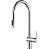 Imex Rubinetteria - Berna miscelatore cucina con bocca estraibile - GCE026
