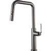 Imex Rubinetteria - Niza miscelatore cucina in Black Gun Metal con bocca estraibile